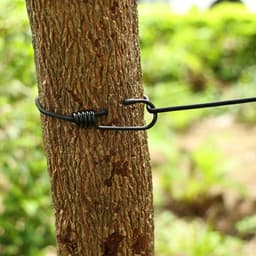 1 stuks - Elastische waslijn - Kampeerwaslijn - Reis waslijn - Waslijn - draagbare kampeer waslijn - met 12 wasknijpers - kampeeraccessoires - reiswaslijn voor buiten en binnen - met 1 canvas tassen - elastische waslijn voor campers en hotelkamers — thumbnail 2