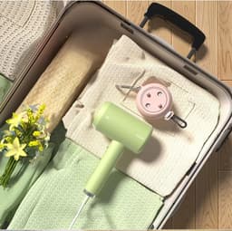 10 m intrekbare waslijn, duurzame draagbare waslijn voor kamperen reizen waslijn verstelbaar droogtouw met 20 clips en 10 haken voor binnen/buiten gebruik in de tuin of badkamer — thumbnail 4