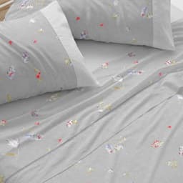 Blanco Beddengoed van katoen, bed 105 cm (+ beschikbare maten), design 629, grijs (105 x 190/200 cm) — thumbnail 3
