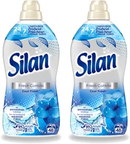 2 x Silan – Wasverzachter – Fresh Control Cool Fresh – 1056 ml - Voordeelverpakking - 2 stuks — thumbnail 1