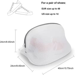 Set van 2 Waszakken voor Schoenen in de Wasmachine — thumbnail 2