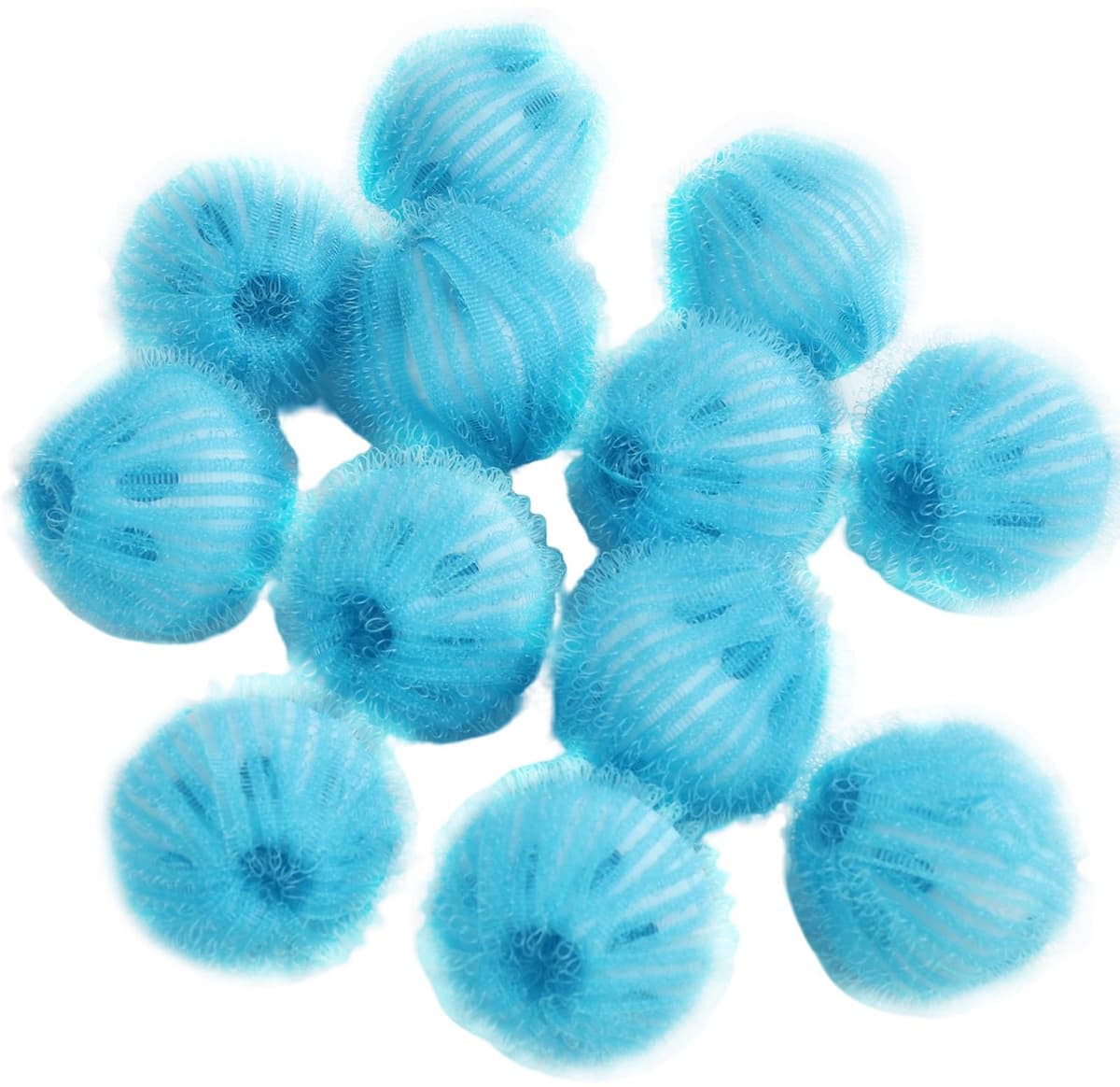 Dierenhaarverwijderaar 12 stuks - Pluisballen Wasmachine - Hondenhaar/Kattenhaarverwijderaar - Herbruikbaar - Nylon - Effectieve Oplossing voor Wasgoed — afbeelding 1