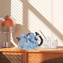 1set Theepot Warmhouder Met Bloemmotief Warmtebestendige Hoes Voor Theepot Temperatuur Voor Thee Geschikt Voor Diverse Theepotten Elegant Veilig Gebruik — thumbnail 5