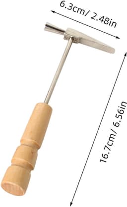 1set Kalimba Sleutels Met Tuninghamer Accessoires Voor Duurzame Herstelonderdelen Duimpiano Eenvoudig Te Monteren Te Gebruiken — thumbnail 5