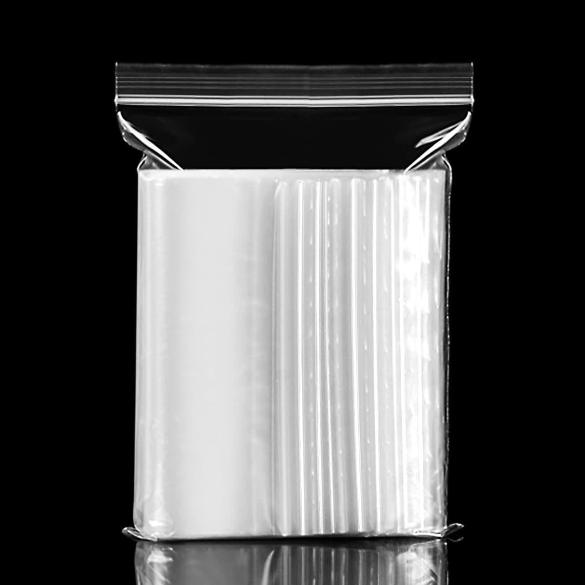 Afsluitbare Ziplock Zakken - Transparant - 13 x 19 cm - Herbruikbare Plastic Zakjes - Voor Opslag van Sieraden en Snacks — afbeelding 1
