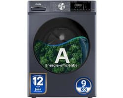 CHiQ CFL90-14586IM3XA - Wasmachine - 9 KG - Space Pro - 16 programma's - AI Smart - Stoomwassen & Quick Wash - 12 jaar garantie op motor - Energieklasse A