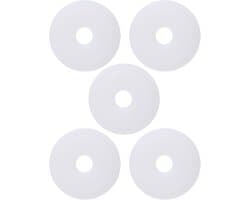 5 STKS Witte Siliconen Seal Wasmachine Toilet Flush Valve Base Clear Wasmachines OE AH0007100R Compatibel met Roca Dual Flush Valves 68x16mm