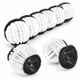 VHV - Wasballen - 6 stuks - Huisdierhaarverwijderaars - Anti haar - Drogerballen - Sneller droog - Anti-kreuk - voor wasmachine — thumbnail 1