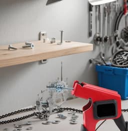 Montagetang voor hollewandpluggenset, gipsplaatpluggenset, met schroeven met 30 stuks M4/M5/M6 holle metalen pluggen. — thumbnail 2