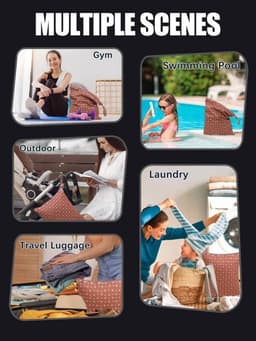 Dailygoods - Waterdichte zakken - Herbruikbare waszakken - Ideaal voor reizen en — thumbnail 3