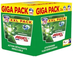 Ariel - 3in1 Wasmiddel Pods Original - 2 x 70 stuks - Voordeelverpakking — thumbnail 1