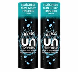 Lenor Unstoppables Fresh Geurbooster – 2 x 240 g – Geurparels voor de Was – Voordeelverpakking — thumbnail 1