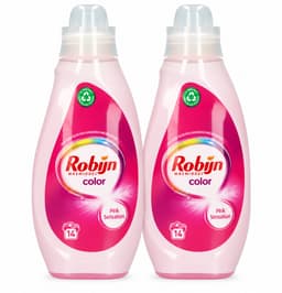 Robijn - Wasmiddel - Voor gekleurde was - Pink Sensation - 4X700ML - 56 wasbeurten — thumbnail 2