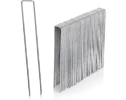GardenMate 25 verzinkte grondankers van staaldraad - 200 mm lang, 25 mm breed, 3,8 mm - Platte kop