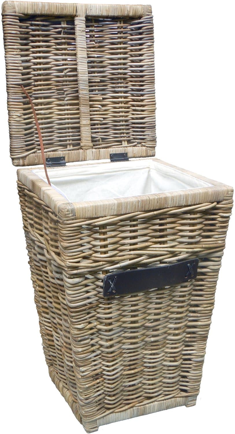 LaVie-Wasmand van riet-Wasmand van riet met deksel-Wasmand van riet met uitneembare waszak — afbeelding 1