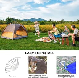Tentharingen 16stuks zware 18cm campingtentharingen — thumbnail 3