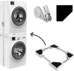 Dastium Home - Stapelkit wasmachine droger - Stapelset wasmachine droger - Tussenstuk wasmachine droger- Universeel en Verstelbaar — thumbnail 1