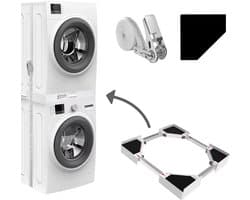 Dastium Home - Stapelkit wasmachine droger - Stapelset wasmachine droger - Tussenstuk wasmachine droger- Universeel en Verstelbaar — afbeelding 1