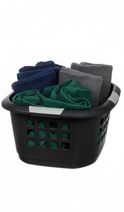 Benson Wasmand extra groot - antraciet - kunststof - 51 liter - 67 x 47 x 27 cm — thumbnail 1