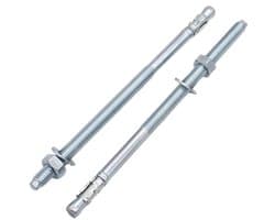 Verzinkte Wigankers M8 x 165 mm - 15 Stuks voor Metsel- en Betonankers