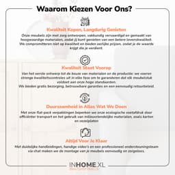 Wasmand 140 Liter met Deksel – 3 Vakken Was Sorteerder – Beige – Grote Wasmand voor Gezin – IN-HOMEXL Modena — thumbnail 3
