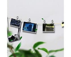 Metalen Clips, 50 Stuks Scharnierklemmen 22mm, Zilverkleurige Papierklemmen voor Kantoor en Thuis