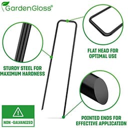 Grondankers voor Tuin en Schutting - 25 Stuks - 150 mm Lang, Voor Onkruidvlies en Net — thumbnail 3