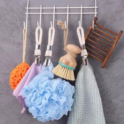 8 stuks hanger voor handdoeken handdoekklemmen handdoekklemmen handdoekklem hanger met lussen zijn geschikt voor huizen kasten en badkamers — thumbnail 5