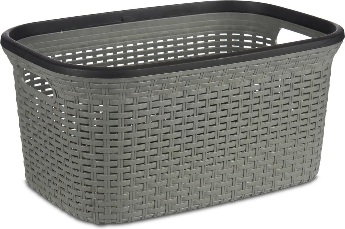 Kipit Wasmand - 36 L - Grijs - Hoge Kwaliteit - Wassorteerder - 36 x 25.5 x 53 CM — afbeelding 1