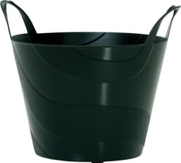 Prosperplast Flexibele Emmer - 3x - 30 liter - zwart - wasmand - kuip - flexibel - met handvaten — thumbnail 2