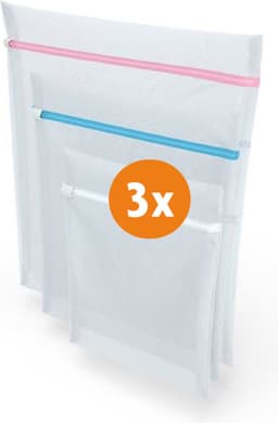 LaundrySpecialist Waszakken - Set Van 3 Waszakken Voor Wasgoed - Wasnetten - Travel Organizer — thumbnail 1