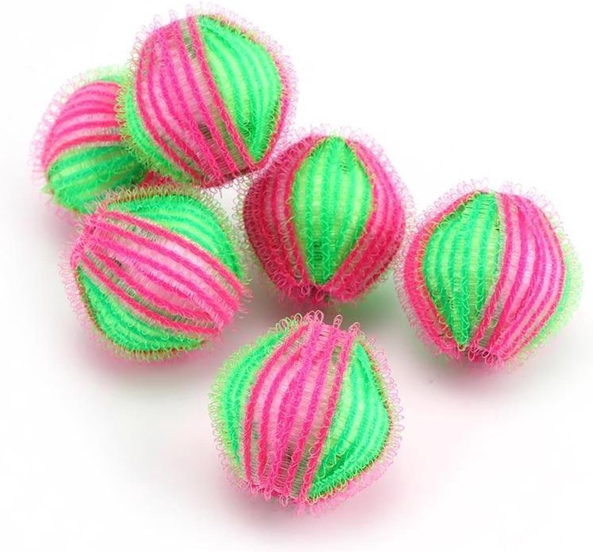 Anti-Pluis Wasbal Set 6 Stuks - Nylon Wasmachine Ballen - Wasballen Wasbol - Was bal - Pluisballen 6 Ballen - Kleding - Ballen — afbeelding 1