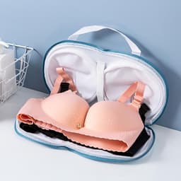 3x Bh Waszakken - Bh Wasnetje Voor Wasgoed - Anti-Vervorming - Waszakje Lingerie - Premium Lingerie Waszakje - 19x35cm - Met Rits - Waszak Bh - Delicaat Wasgoed - Waszak - Wasgoed - Waszakje Laundry Bag - Wasnet - Wasmachine - Geschikt Voor A-C-cup — thumbnail 2