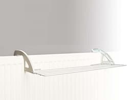 Practo Home - Balkondroogrek - Balkon - Droogrek - Radiator Droogrek - Radiator - Deurdroogrek - Compact - 2,8 meter waslijn — thumbnail 1