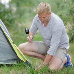 Tent tentharingen set 20 stuks - grondankers harde ondergronden - tenten paviljoenen - 30 cm staal zilver — thumbnail 2