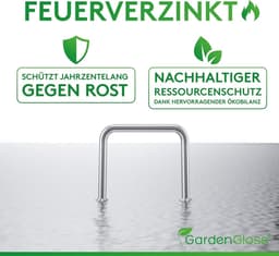 Anti-Roest Stalen Grondankers Voor Harde Grond - 100 Stuks - 200 mm Lang 25 mm Breed Ø 3.8 mm — thumbnail 5