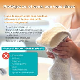 SnelShoppen - Aecodune Navulling Ecologisch Wasmiddel - 240 Wassen - Hypoallergeen Natuurlijke Waspoederparels voor Wasbal - Geurloos en Duurzaam voor — thumbnail 5