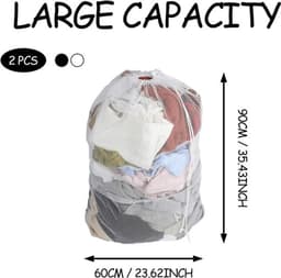 Wasnetzakken organizer set van 2 60x90 cm — thumbnail 4
