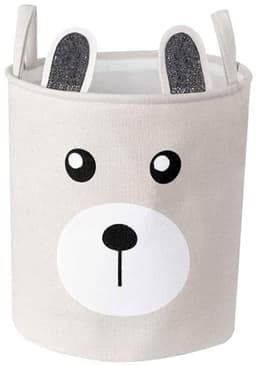 Canvas Organizer Mand - Groot, Waterdicht, Beige - Opvouwbaar — thumbnail 1
