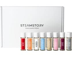 SteamStory Luxe Wasparfum Proefpakket 8×15 ml - Ontdek 8 luxe geuren van fris tot warm