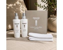 FENICE Textiel & Microvezel Onderhoudskit - Reiniger & Protector voor Stoffen Meubels - Vlekverwijderaar en Beschermspray - Inclusief Microvezeldoek