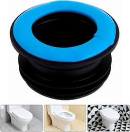 Ring, geurremmende rubberen afdichting, afvoerslang, vervangende set voor toiletpot — thumbnail 1