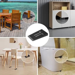 SnelShoppen - Plastic Furniture Levelers, Flexibele Meubelstoppers, Multifunctionele Rubber Wedges voor Toilet, Tafel, Kast, Stoel, Wasmachine, Koelka — thumbnail 4