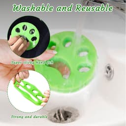 SnelShoppen - Hair Balls voor Wasmachine, 20 Haarverwijderaars, Dierenhaar Vanger, Lintballen voor Kleding, Efficiënte Waservaring, Compact en Praktis — thumbnail 3