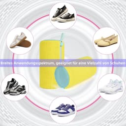 Dailygoods- Schoenwaszak Set van 2 - 360° Reinigingssysteem - Schokabsorberend - Geluidsreducerend - Herbruikbaar - Voor sportschoenen/casual schoenen - Schoenreiniger — thumbnail 2