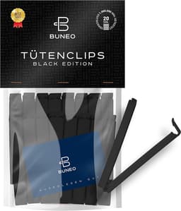 Zaksluiters - Plastic clips - Voedsel vers houden - Test met 1 miljoen sluitingen - 20 stuks - Zwart — thumbnail 4