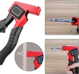 Hollewandankerset, M6 x 52 mm hollewandankers, gegalvaniseerde metalen ankers, expansieankers met schroeven, metalen hollewandankers, expansiemoeren voor gipsplaatbevestiging — thumbnail 3