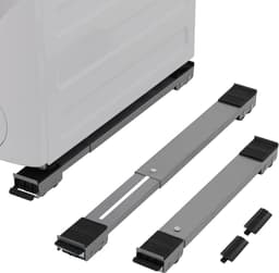 2 Stuks Wasmachine Onderstel - Wasmachine Standaard - Verstelbare Mobiele Standaard - Met 24 Wielen - Telescopisch Ontwerp - Voor Banken, Kledingkasten, Drogers, Wasmachines, Koelkasten, Airconditioners En Vaatwassers — thumbnail 1