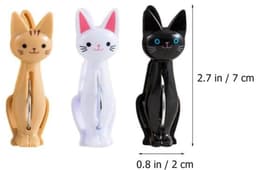 Kattenklem 12 Stuks - Lichtgewicht - Winddicht - Antislip - Kledingclips - Handdoekclips - Stevige Clips - Wasknijpers — thumbnail 5