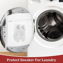 Waszakken voor wasdroger en wasmachine netzak voor wasmachine voor schoenen, kleding en wasgoed, geschikt voor de meeste wasdrogers en wasmachines — thumbnail 3
